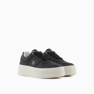 Armani Exchange Sneakers donna nere platform