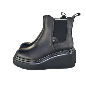 Janet&Janet tronchetto donna in pelle nero