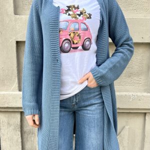 Cardigan lungo-DISTINTO