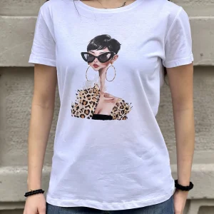 Maglietta maniche corte fashion-DISTINTO