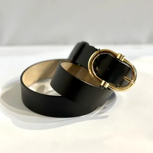 Cintura con fibbia ovale donna-DISTINTO