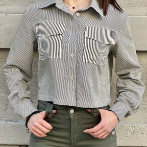 Camicia a righe corta-DISTINTO