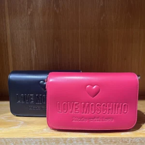 Borsa con patta-LOVE MOSCHINO