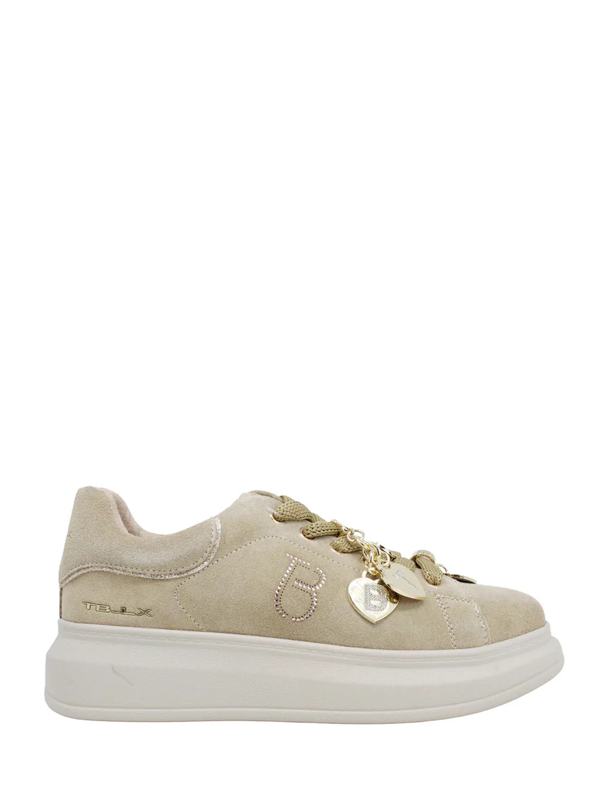 TOSCA BLU SNEAKERS CUORE BEIGE - immagine 3