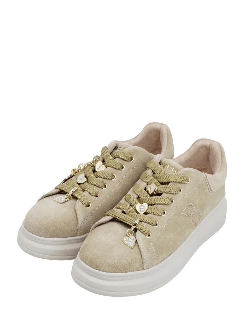 TOSCA BLU SNEAKERS CUORE BEIGE - immagine 4