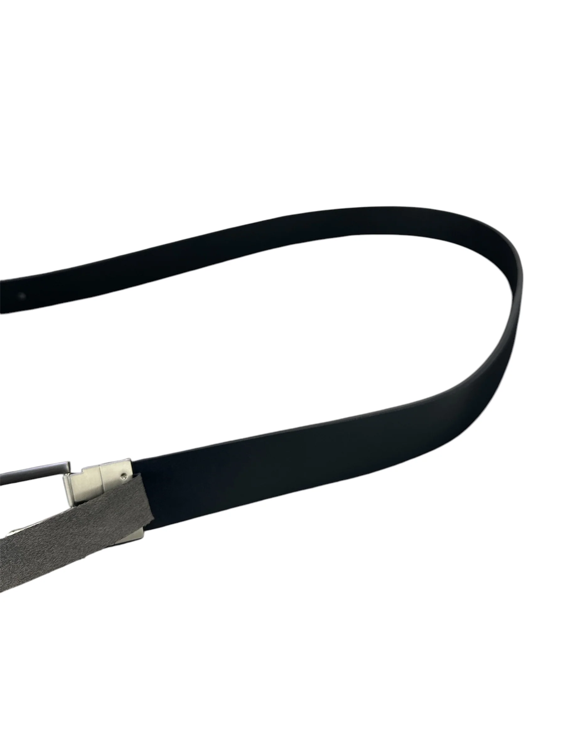 Armani Exchange Cintura in pelle nera e blu - immagine 3