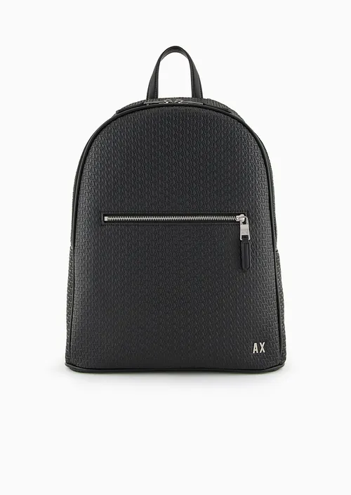 Armani Exchange zaino logato nero - immagine 2