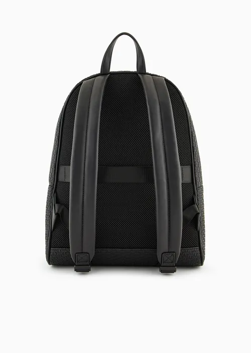 Armani Exchange zaino logato nero - immagine 4