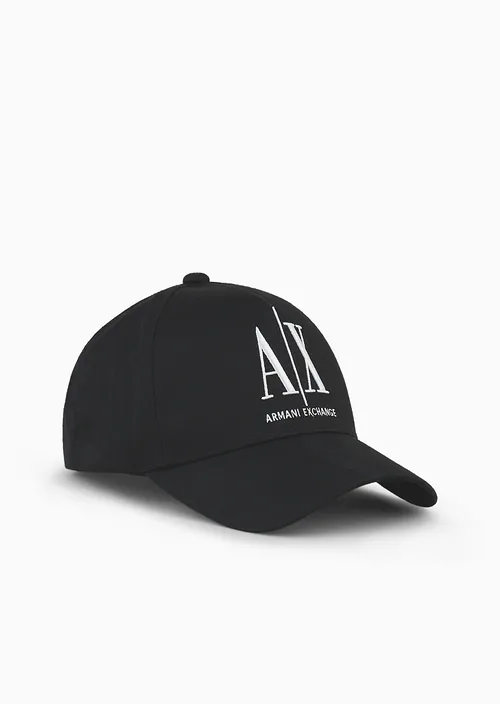 Armani Exchange Cappello con visiera con logo blu - immagine 4