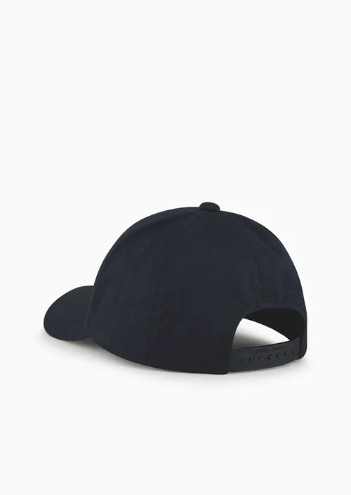 Armani Exchange Cappello con visiera con logo blu - immagine 3