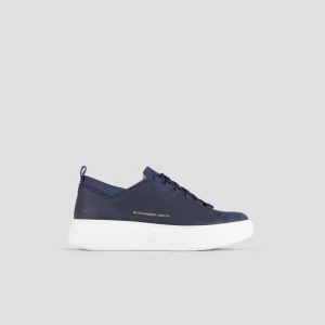 Alexander Smith sneakers Wembley Uomo in nabuk bottalato blu