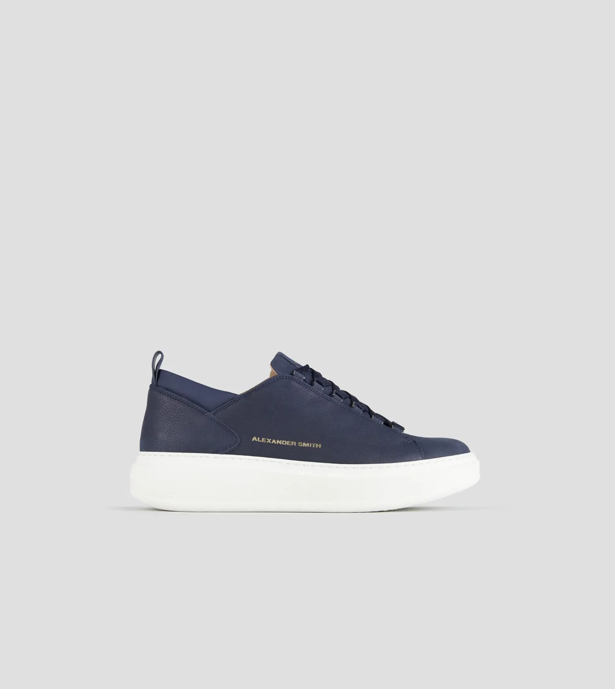 Alexander Smith sneakers Wembley Uomo in nabuk bottalato blu - immagine 2