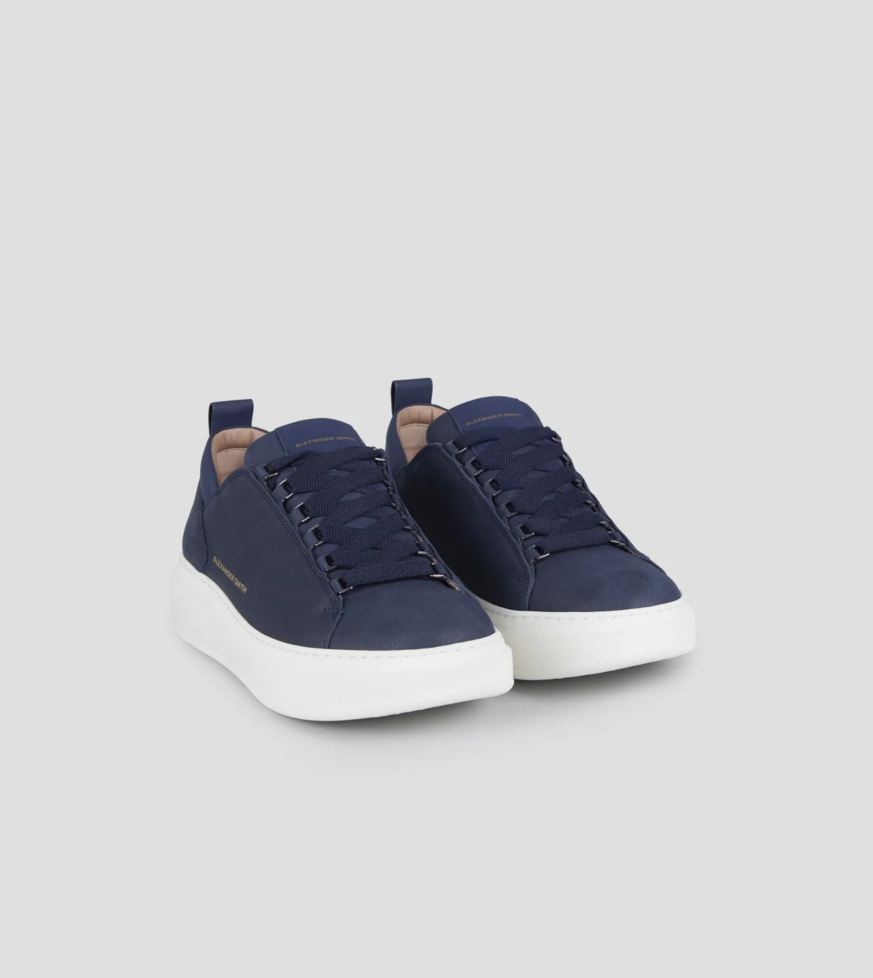 Alexander Smith sneakers Wembley Uomo in nabuk bottalato blu - immagine 6