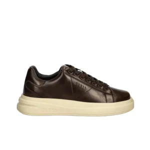 Sneakers Guess Uomo Elba Brushed Marrone
