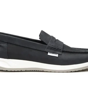 Mocassini Docksteps Uomo Casual Nabuk blue navy